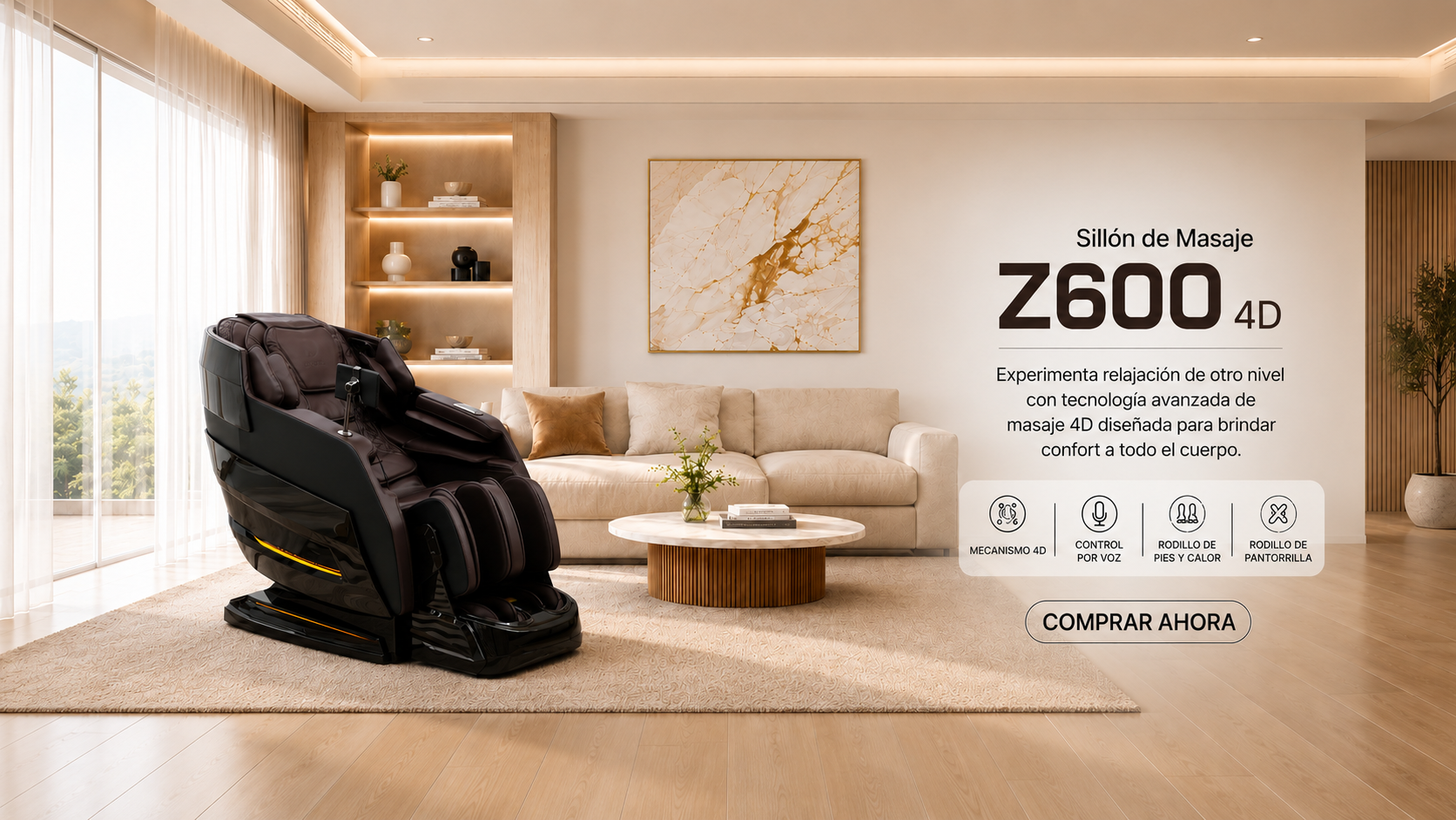 Banner del sillón de masaje Dotast Z600